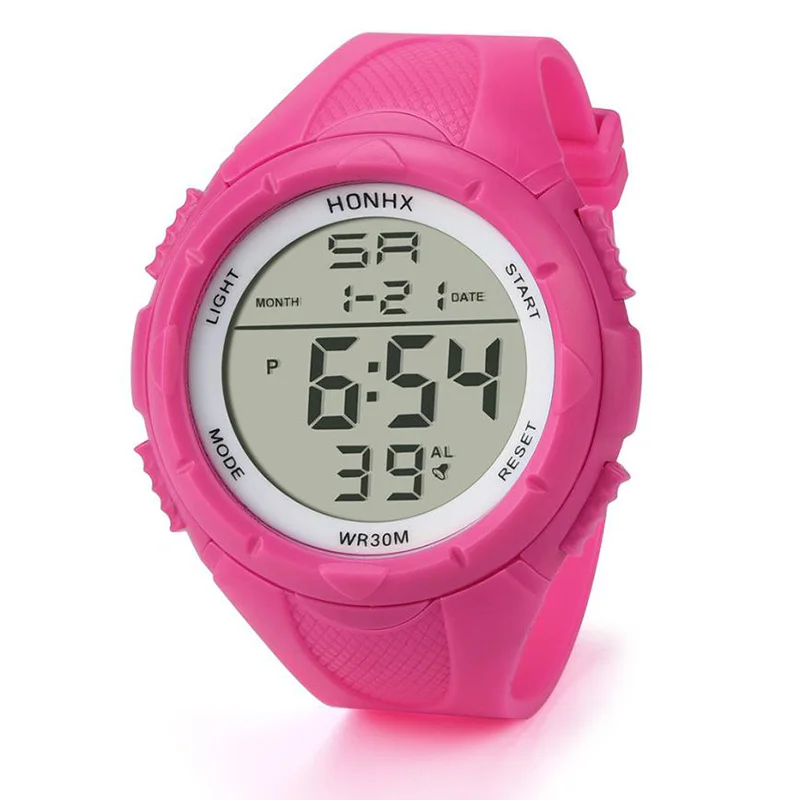 Relogio feminino 2019 HONHX женские часы LED военные водонепроницаемые цифровые наручные