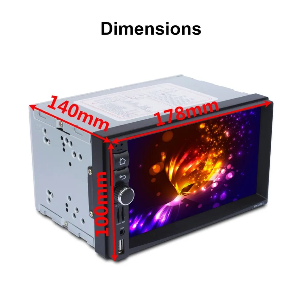 Best 2019 New Hot Sale Wireless Car Player 7.1 Inch Car MP5 Player Player Car Audio Fits for Android System Free Shipping 9