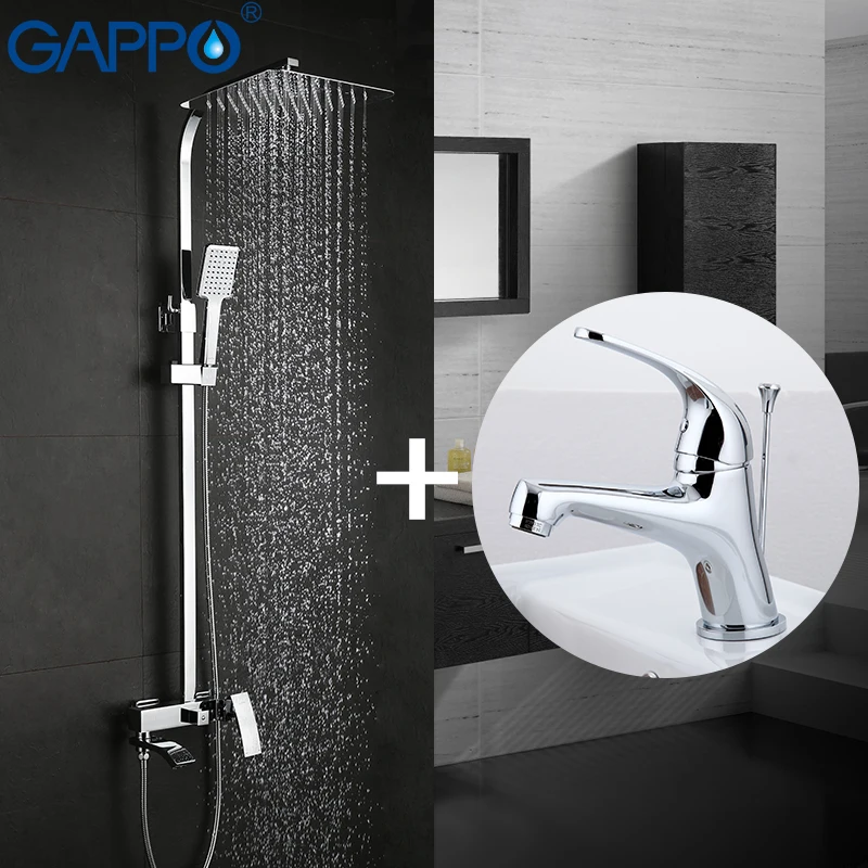 GAPPO ванны смесители Ванная комната смеситель для душа комплект ванна душ краны смеситель Ванная комната кран-смеситель для мойки
