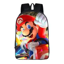 16 дюймов Марио Соник бум Hedgehogs Детский рюкзак для мальчиков и девочек школьные сумки повседневные Детские рюкзаки Mochila