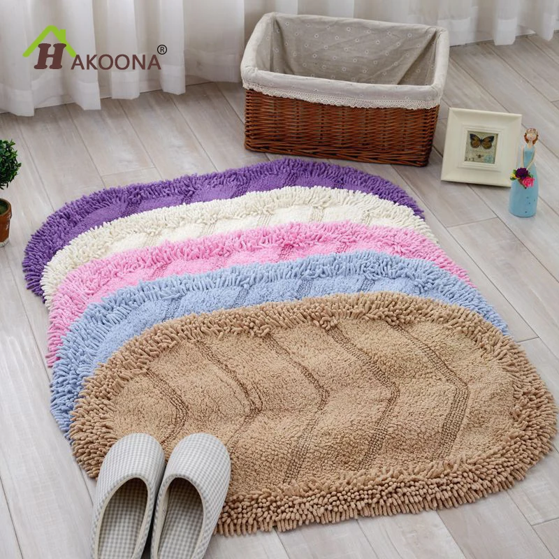 Buy HAKOONA Oval Shaped Floor Mats 50*80cm Door No