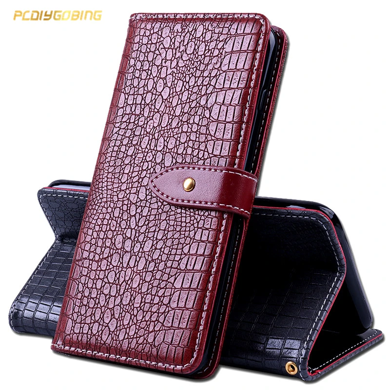 

Wallet Crocodile Pattern Leather Case For Xiaomi Redmi 4 4Prime 4A 4X Redmi Note 4 4X Flip Cover