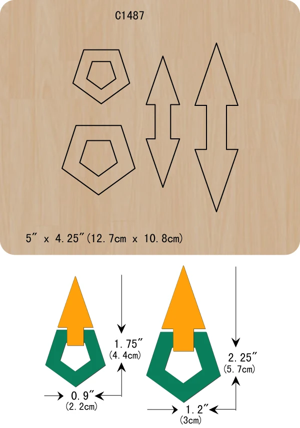 

New Wooden die Scrapbooking C-1487 Cutting Dies Multiple sizes