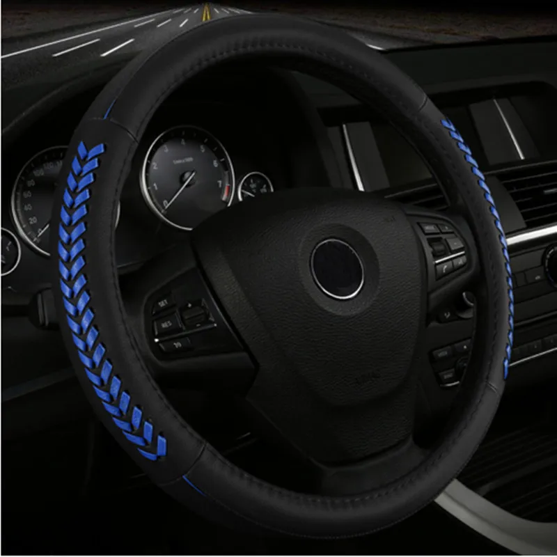 Модные рулевое колесо кожаные чехлы авто аксессуары для toyota Yalis chrysler 300c voyager Suzuki Vitara Swift SX4 liana