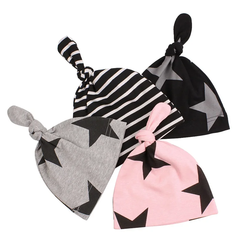 Fashion Newborn Baby Beanie Hat Star Cute Newborn Hat For Boys Spring Summer Infant Hospital Hat Newborn Baby Girls Clothing (36)