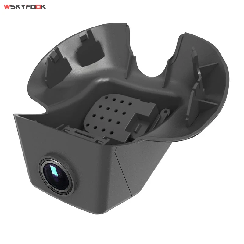 Novatek 96655 Dash Cam 1080P цифровой видеорегистратор Wi-Fi для Volvo V40 2013- скрытый контроль установки мобильным приложением - Название цвета: black