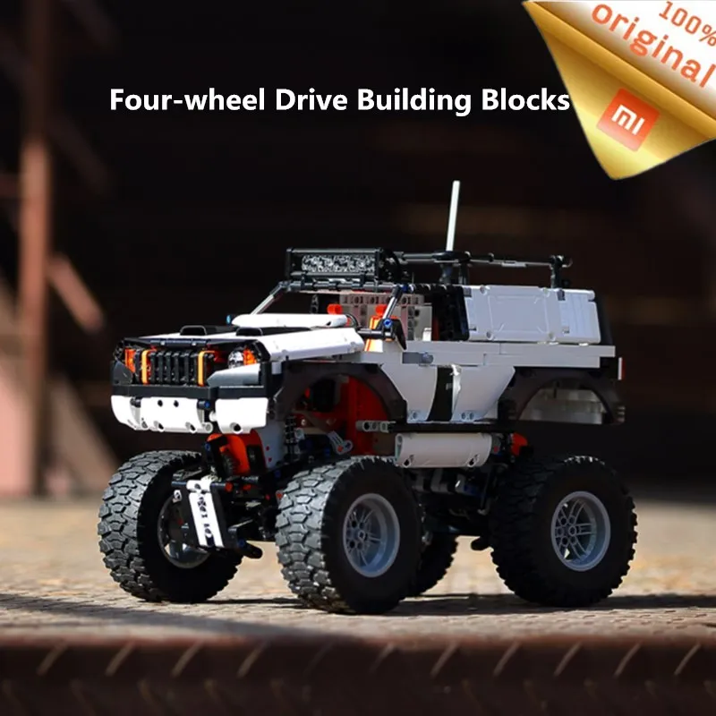 

Original Xiaomi Intelligent Four-wheel Drive Off-road Vehicle Building Blocks 3D Drawings DIY Graphic Programming Building Kits