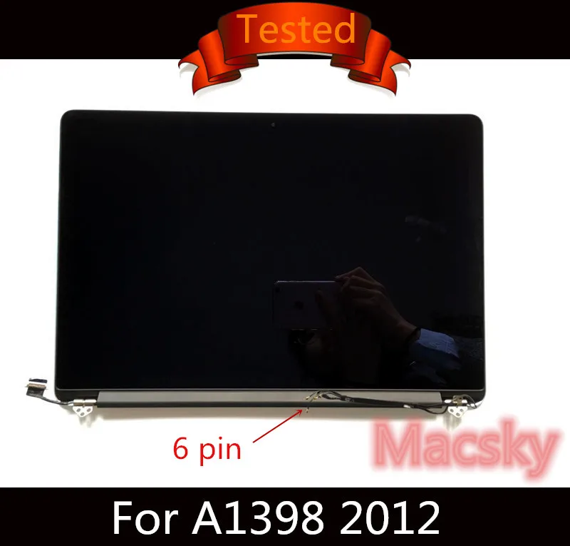 

Tested Original A1398 LCD Display Assembly for Macbook Pro Retina 15" Complete 2012 year