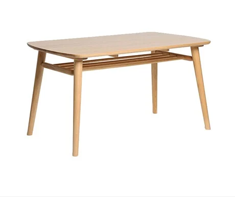 Обеденный стол столовая мебель для дома твердый деревянный журнальный стол прямоугольник двухслойный минималистичный современный 135*75*75 см