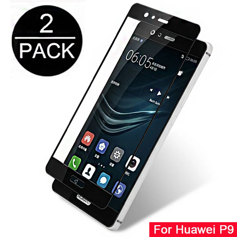 Закаленное стекло для huawei p9 2 шт. защитная пленка экрана закаленное защитное Huawei