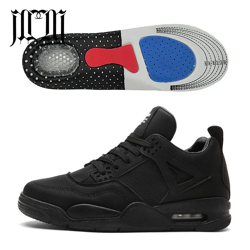 

MumuEli Added Insole Air Cushion Black 2019 High Top Quality Shoes Men Winter Casual Designer Fashion Luxury Brand Sneakers K616