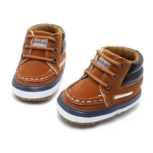 Autumn Winter Frosted Texture Soft Bottom Tassel Toddler Shoes By Hand Baby Shoes Cotton Shoes Keep Warm Lace Up First Walkers