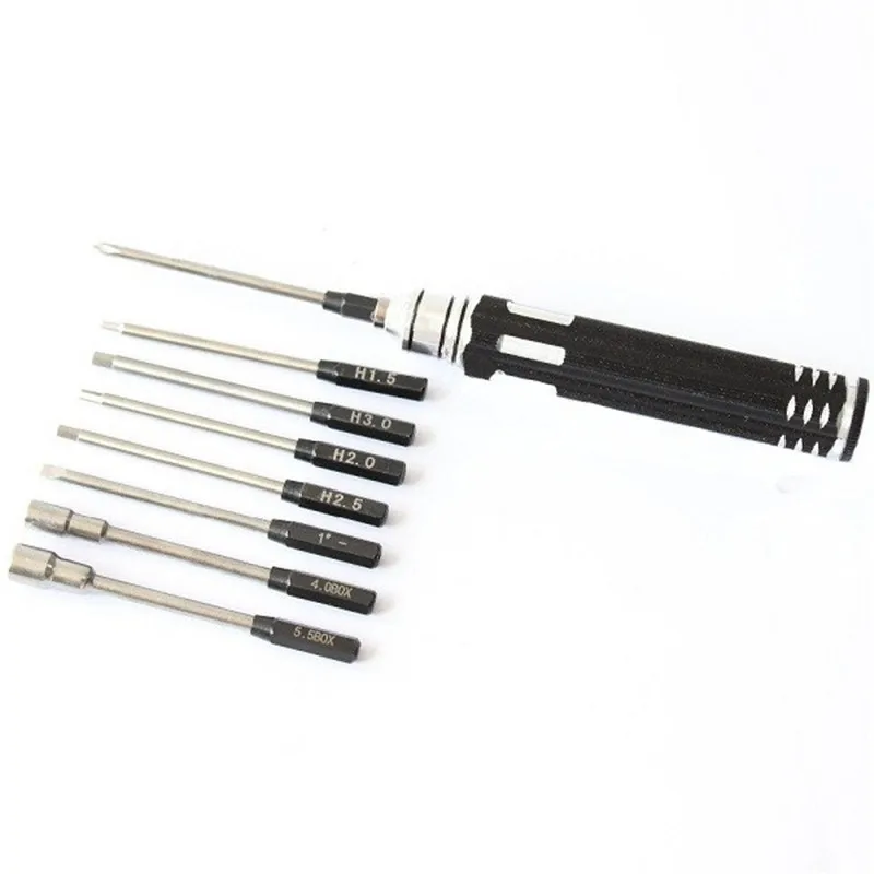 

DANIU 8 in 1 Hex socket driver Hexagon Screwdriver Set For RC Models Aluminum Durable