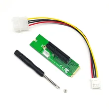 PCI-e 1x/4x card to NGFF M Key Adapter Card NGFF M.2 Key to PCI-E 4 X Extender Converter Card for Bitcoin Mining Devices