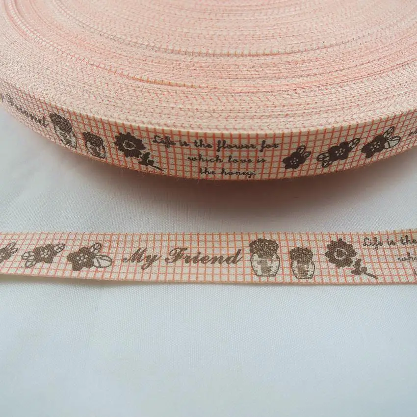 17 видов стилей 5/" 15 мм хлопок ленты DIY тесьма ленты для шитья и упаковки аксессуары ткань тканевые ленты 20 ярдов