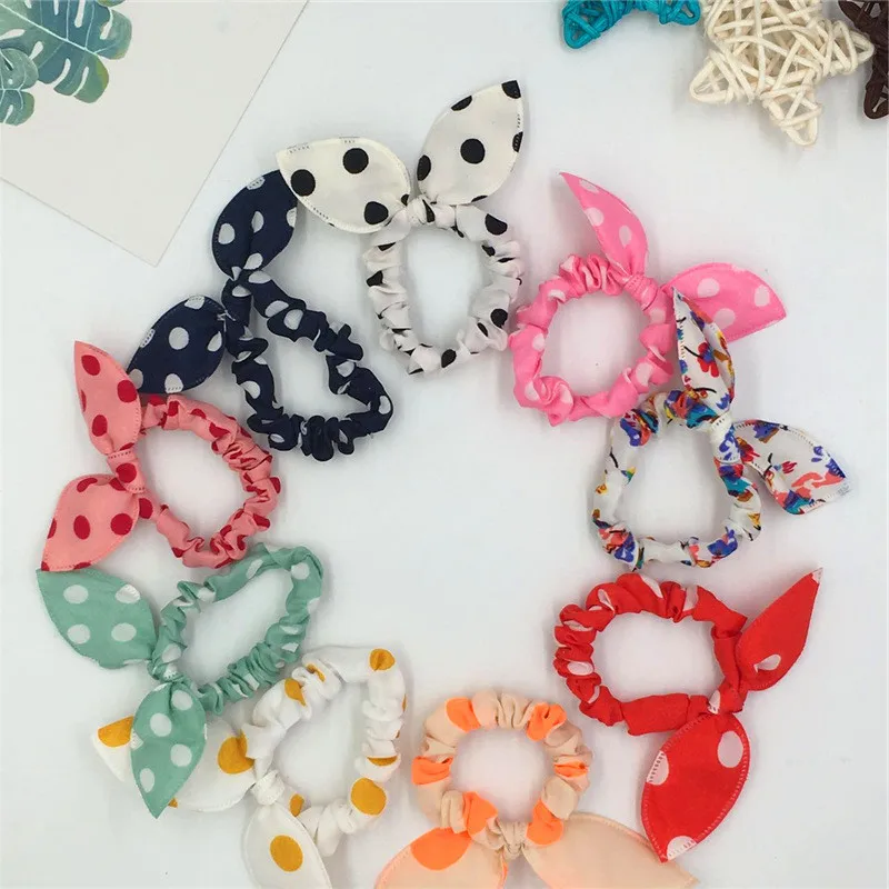 10 Pcs Rabbit Ears Hair Band Children Kids Accessories Scrunchies Elastic For Baby Girl Rubber Dot Rope huismerk kopen in de aanbieding 10 Pcs Rabbit Ears Hair Band Children Kids Accessories Scrunchies Elastic For Baby Girl Rubber Dot Rope huismerk kopen in de aanbieding