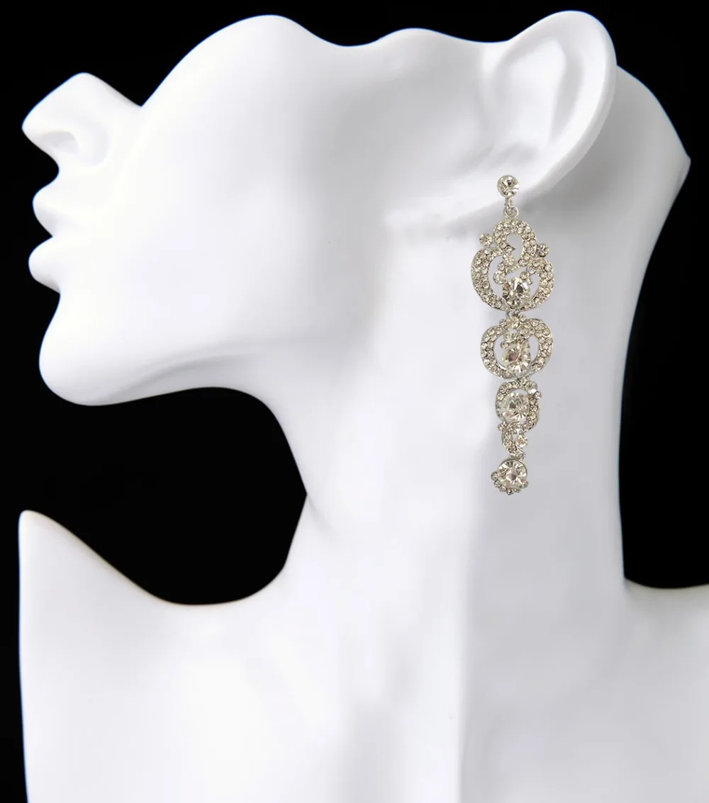 Bohemian Fahsion 5 Colors Dangle Earring Crystal Rhinestone Luxry Weeding earring for women | Украшения и аксессуары