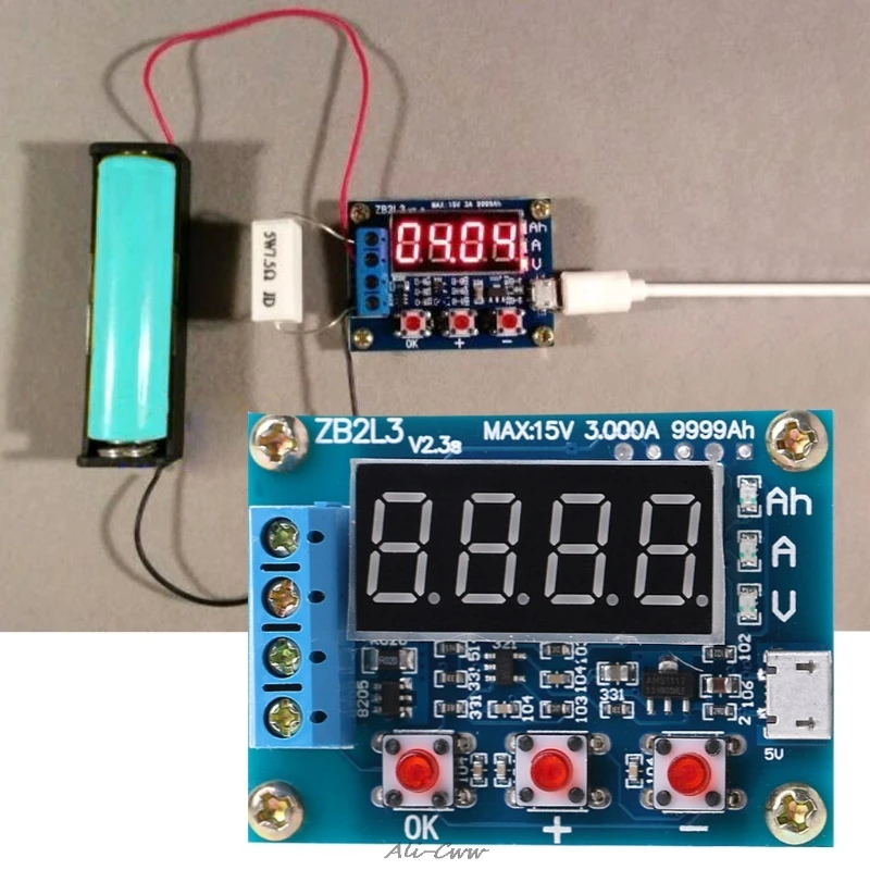 NATHA ZB2L3 Batterietester – Digitaler Kapazitätstester Für 18650, Blei & Mehr | Spannung, Strom, Kapazität