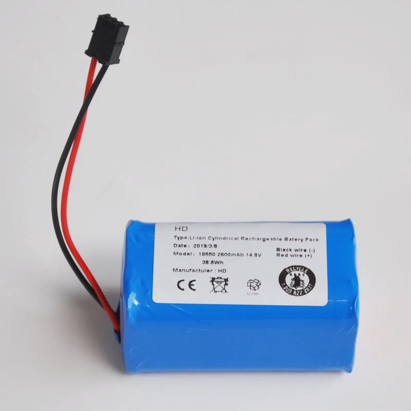 14,8 V 2600mAh литий-ионная аккумуляторная батарея Замена для V-M900R 900G пылесос подметальный робот