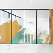 Креативная декоративная Тонировка окон наклейка матовое стекло художественная статическая цепляющаяся офисная ПВХ самоклеющаяся на заказ размер декоративные виниловые пленки