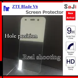 2 шт. для zte blade x7 закаленное стекло 9 h высокое качество защитный чехол пленка взрывозащищенные протектор экрана для zte blade v6 D6