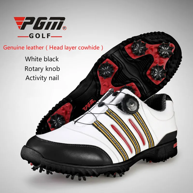 

2018 PGM golf shoes men's shoes golf shoes Activity Nail Knob Buckle Shoelace Summer Waterproof Breathable Sport shoes Plus size