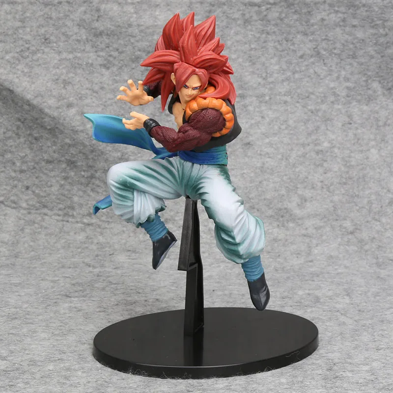 Dragon Ball Z Супер Saiyan 4 Gogeta Вегета Сон Гоку figura dragonball Колизей вегетто vegito ПВХ фигурка игрушки brinquedos - Цвет: red hair bag