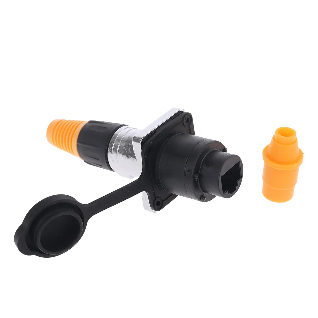 

1 Set IP65 RJ45 Waterproof Female Socket Male Plug Connector D-Type Connector
