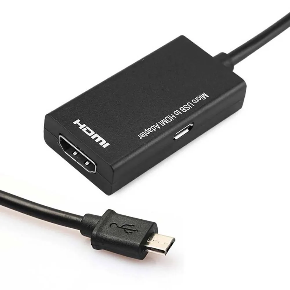 SOONHUA Micro USB к HDMI 1080P HD аудио-видео кабель для HDTV конвертеры адаптеры для samsung huawei Android телефон планшет