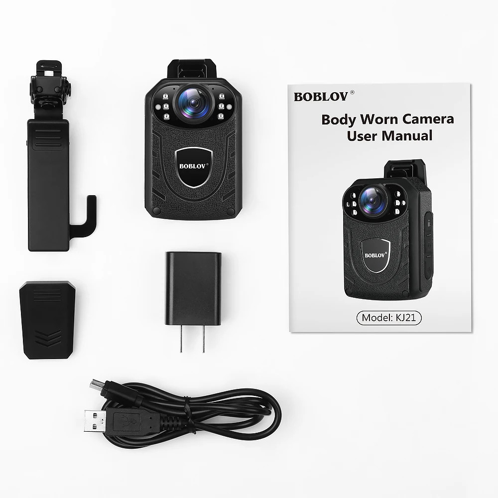 Boblov dj21 cuerpo desgastado cámara HD 1296P DVR Video grabadora seguridad Cam 170 grados IR visión nocturna Mini videocámaras - 6