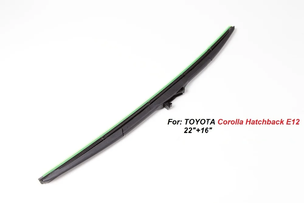 1 Pair (22"+16") High Quality Bexceed of Car Windshield Hybrid Wiper