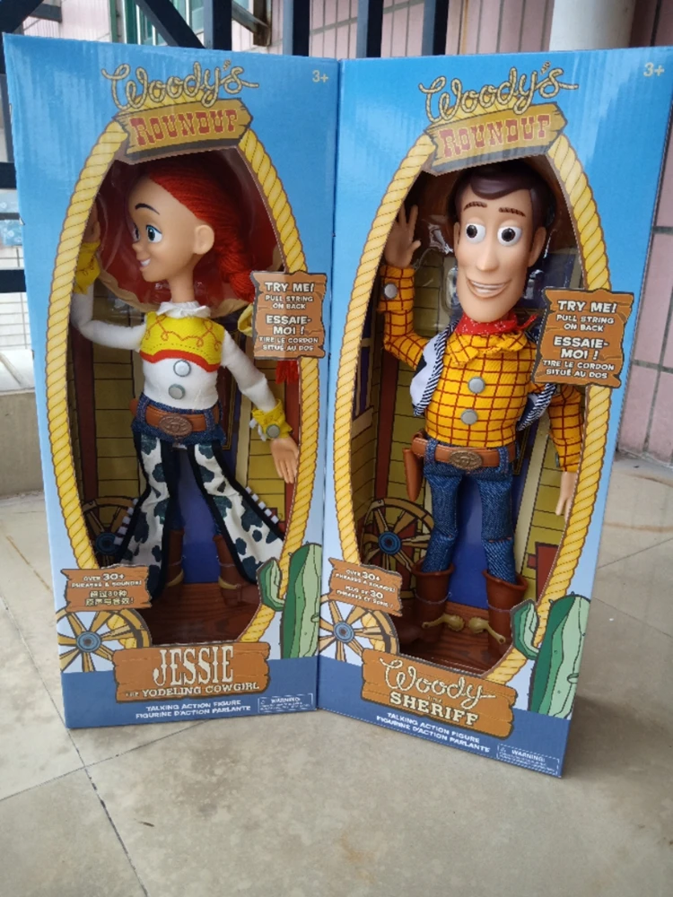 Toy Story 3 Collection Toys Talking Figures Woody Jessie PVC Action Toy Story Figures Model Toys Children Birthday Gift Toys