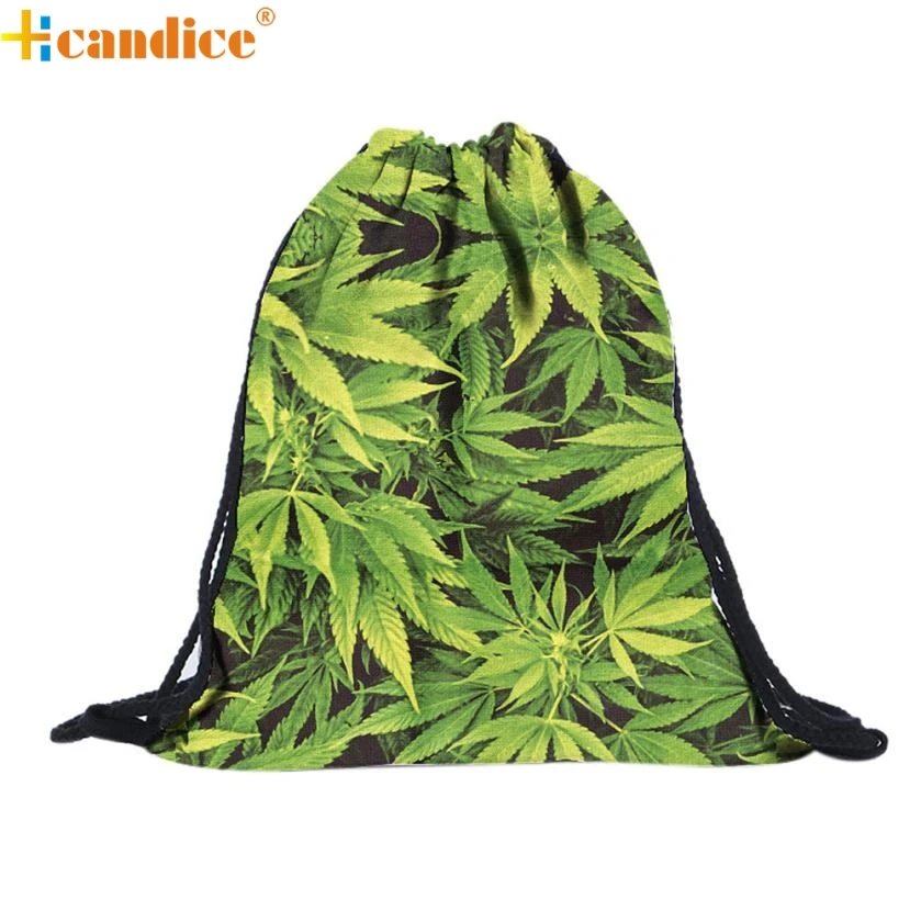 

Hcandice Best Gift Hcandice Drawstring Backpack Fashion 3D Printing Travel Backpack Softback Harajuku drawstring Bag