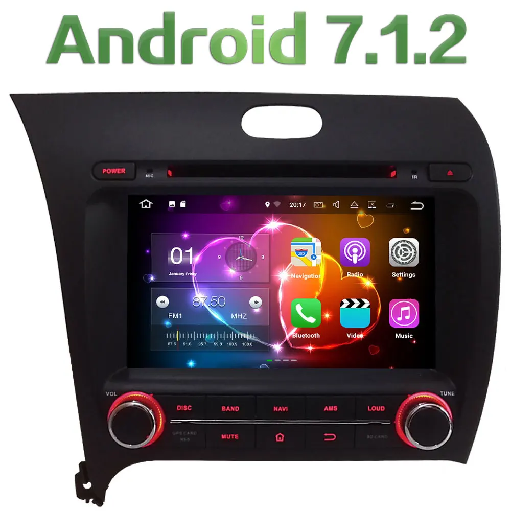 8 Quad Core Android 7 1 2 2GB RAM 3G 4G WIFI DAB SWC Car DVD