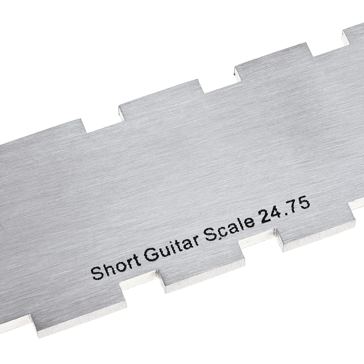 Нержавеющая сталь гитара шеи зубчатый прямой край двойной шкала измерительный инструмент для лютье измерения грифа и лады