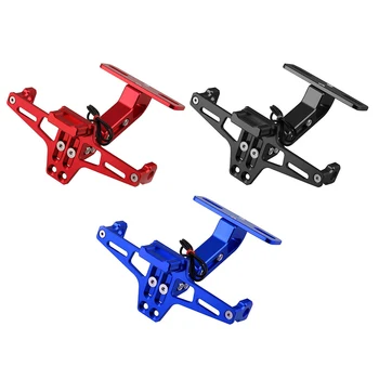 

Universal CNC Aluminum Motorcycle Adjustable Angle License Number Plate Frame Holder Bracket