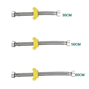

30/50/60cm Faucet Connector Braided 304 Stainless Steel Supply Hose For Bathroom