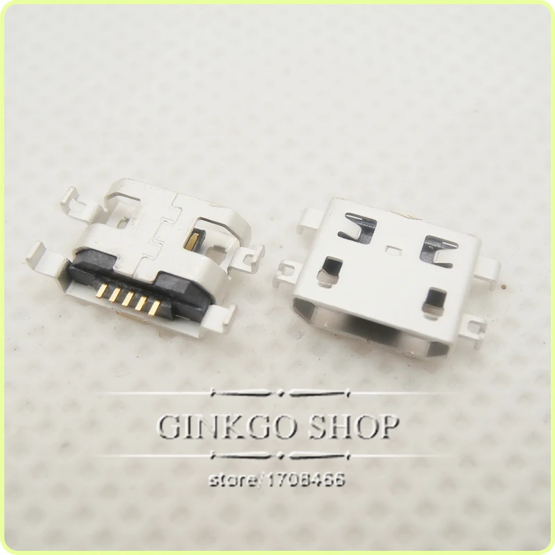 1500 шт. Micro USB разъем DIP 5P SMD порт Mircro зарядка Sockect с отверстием для ремонта