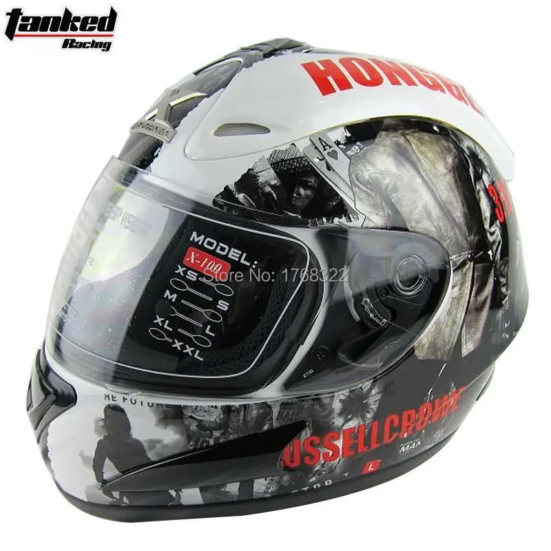 2015Tanked racing full face helmet moto adult mens cascos capacete motorcycle helmet motorbike helmet motocross helmets