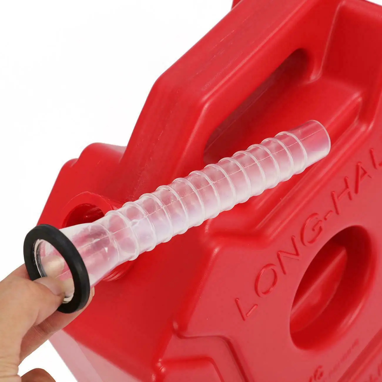 

3L Jerry Can Gas Fuel Petrol Tank Oil Pipe For Motorcycle Mount Anti-static 9.8*8.3*4.7