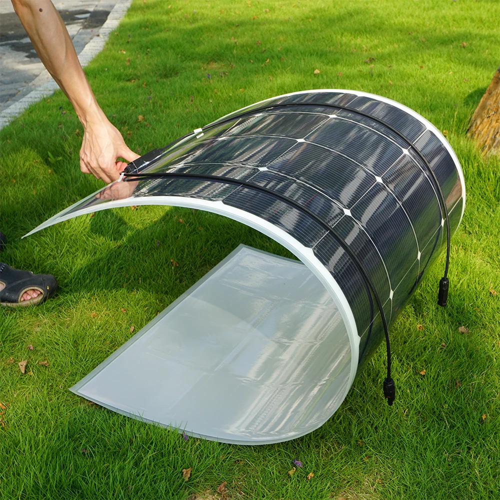 

ECO-WORTHY 160W 18V Flexible Monocrystalline Solar Panel for 12V Battery RV Boat Car Home