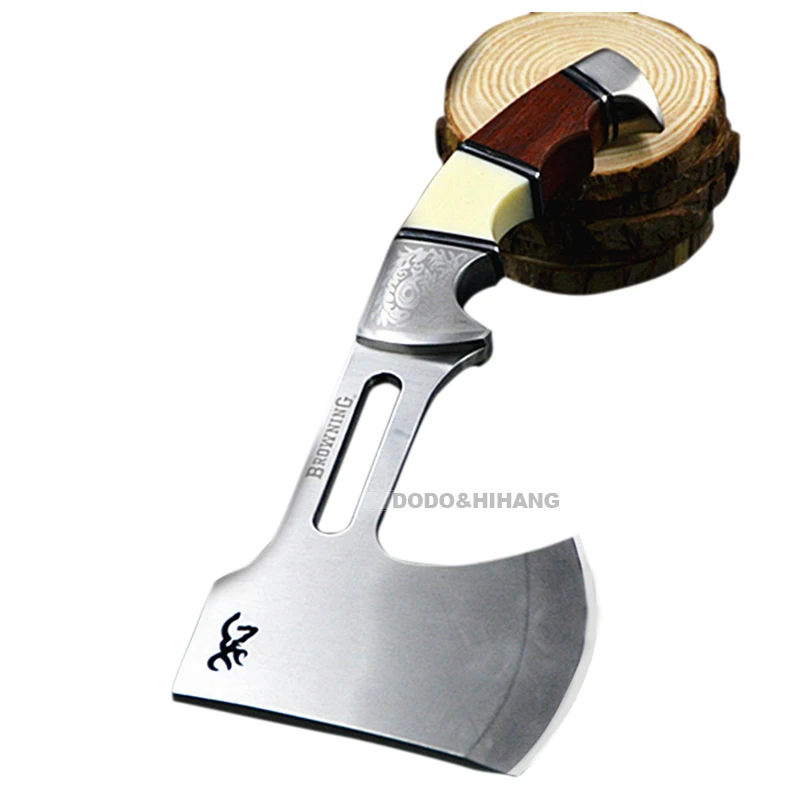 Axes for wood Tactical Tomahawk Axe Outdoor hatchet steel hacha tomahawk-axe  wood handle machetes tools DAA006 (2)