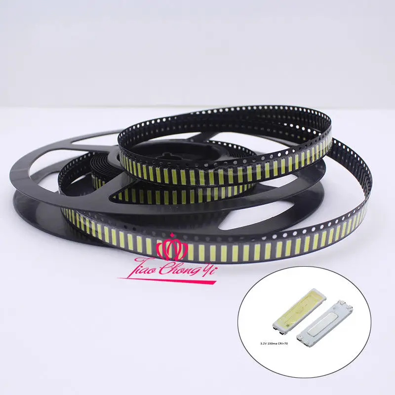 100 шт./партия светодиодные лампы 7020 SMD 6 в 0 5 Вт 10000 мА 80 лм|led bead 5w|led tv 6vled 10000k |