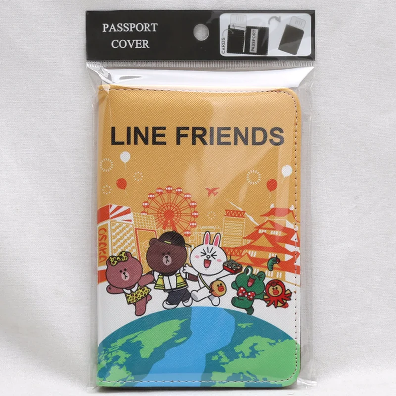 Мультфильм дракон кошка котенок Jingling паспорт сумка для заграничных проездных документов карты бумажник
