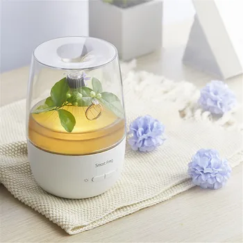 

130ML DC5V USB Type Smart Frog Air Humidifier Household Essential Oil Aroma Diffuser Night Light Humidification Atomizer
