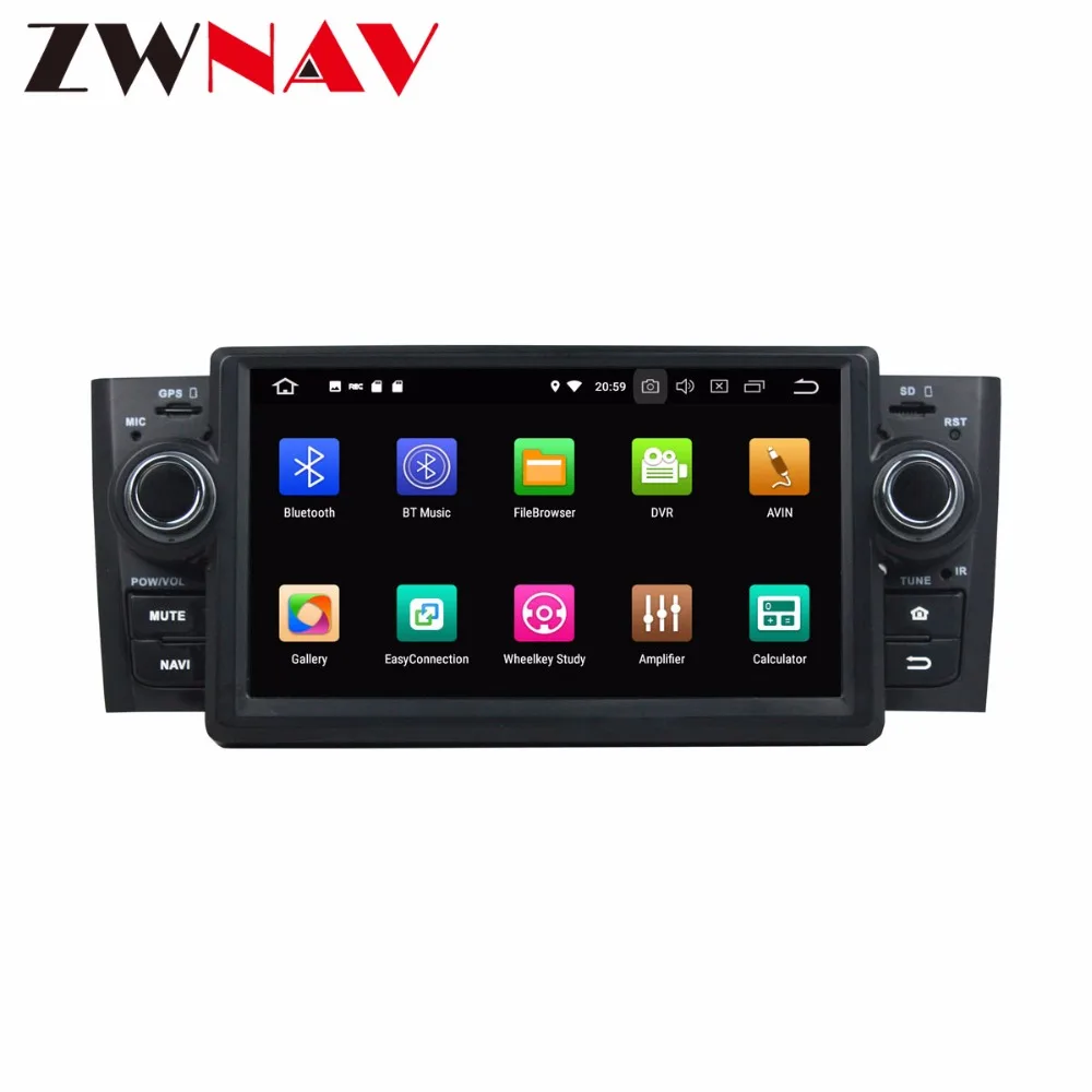 Excellent 4+32G Android 8.0 Car CD DVD Stereo Head unit For Fiat LINEA 2007-2013 car multimedia player Auto radio GPS Navigation BT Wifi 4