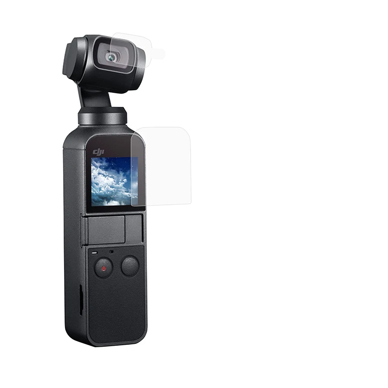 DJI OSMO Карманная камера gimbal объектив и экран защитная пленка Закаленное стекло пленка ультра-тонкая прозрачная пленка высокой четкости