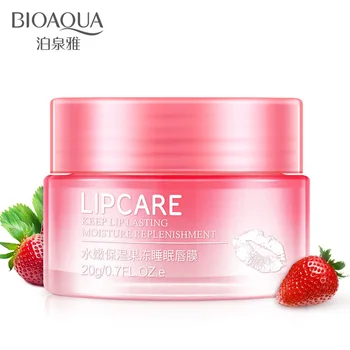 

BIOAQUA Natural Sleeping Lip Mask Moisturizer Women Skin Care Long Lasting Hydrating Anti Aging Repair Lip Wrinkles
