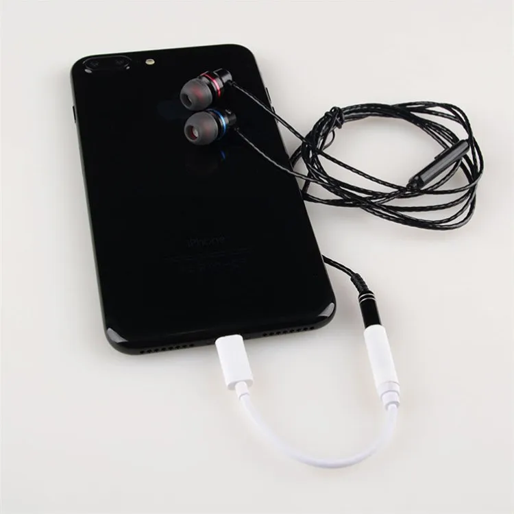 

SUOZUN Headphones Adapter for iphone 8 for lighting to Jack 3.5mm Audio Cable Converter Adapter for iPhone X for iPhone 7 plus