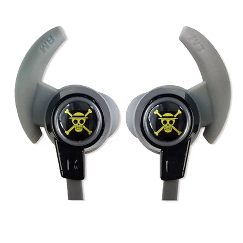 MLLSE Anime One Piece Luffy Cráneo Auricular Bluetooth Deporte Auriculares Inalámbricos Auriculares Estéreo de Auriculares Bluetooth para El Iphone Samsung Regalo